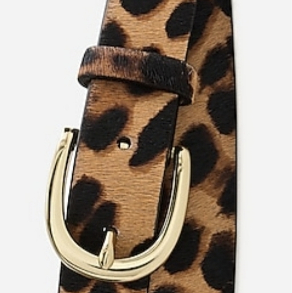 Leopard Print Belt